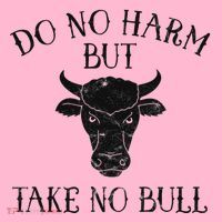 Do No Harm But Take No Bull Coaster thumb 2