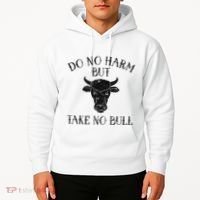 Do No Harm But Take No Bull Hoodie thumb 2