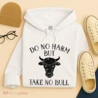 Do No Harm But Take No Bull Hoodie thumb 4
