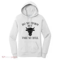 Do No Harm But Take No Bull Women's Hoodie thumb 0