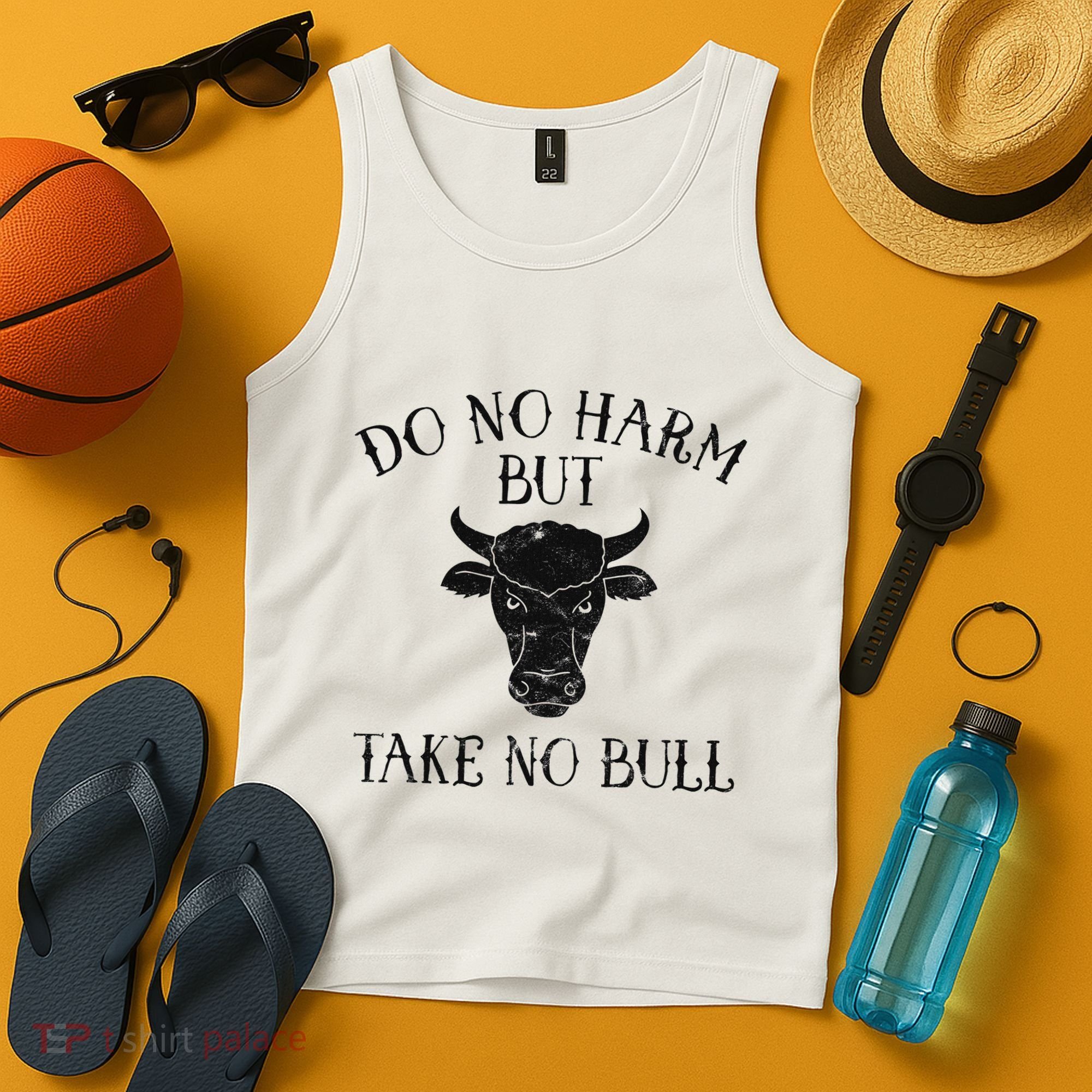 Do No Harm But Take No Bull Tank Top