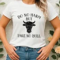 Do No Harm But Take No Bull Women's T-Shirt thumb 2