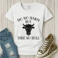 Do No Harm But Take No Bull Women's T-Shirt thumb 3