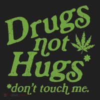 Drug Not Hugs DonT Touch Me Weed Canabis 420 Beanie thumb 2
