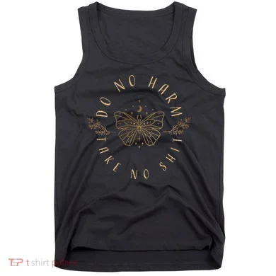 Do No Harm Take No Shit Witchy Moon Moth Tank Top