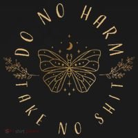Do No Harm Take No Shit Witchy Moon Moth Visor thumb 3