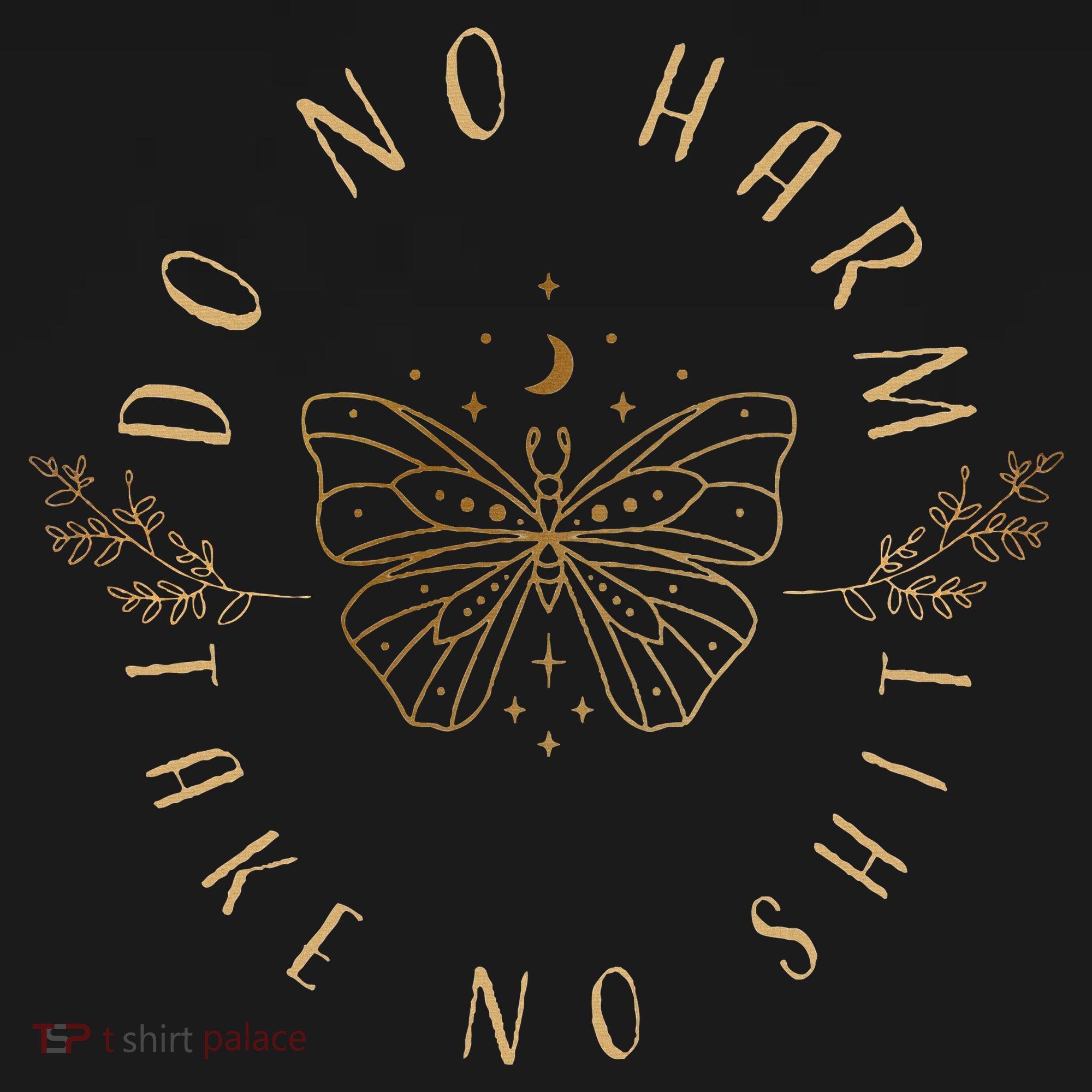 Do No Harm Take No Shit Witchy Moon Moth Visor