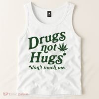 Drugs Not Hugs Don't Touch Me Tank Top thumb 2