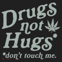 Drugs Not Hugs Sarcastic Weed 420 Funny Pot Cannabis Smoker Dope Hat thumb 2
