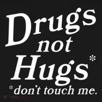 Drugs Not Hugs Dont Touch Me Bucket Hat thumb 4