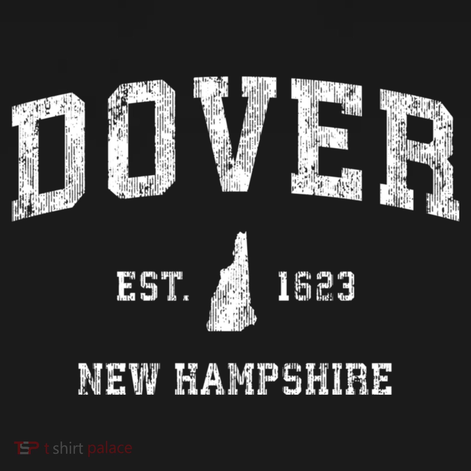 Dover New Hampshire Nh Vintage Athletic Sports T-Shirt