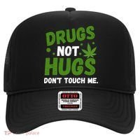 Drug Not Hugs Dont Touch Me Cannabis Weed Marijuana 420 Day Hat thumb 0