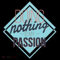 Doing Nothing Is My Passion Funny Tote Bag thumb 4