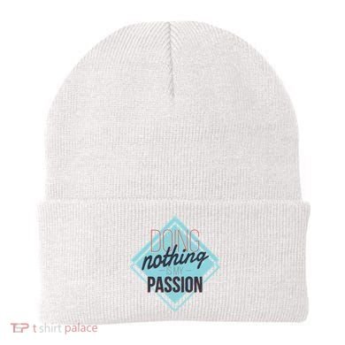 Doing Nothing Is My Passion Funny Beanie