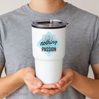 Doing Nothing Is My Passion Funny Tumbler thumb 2