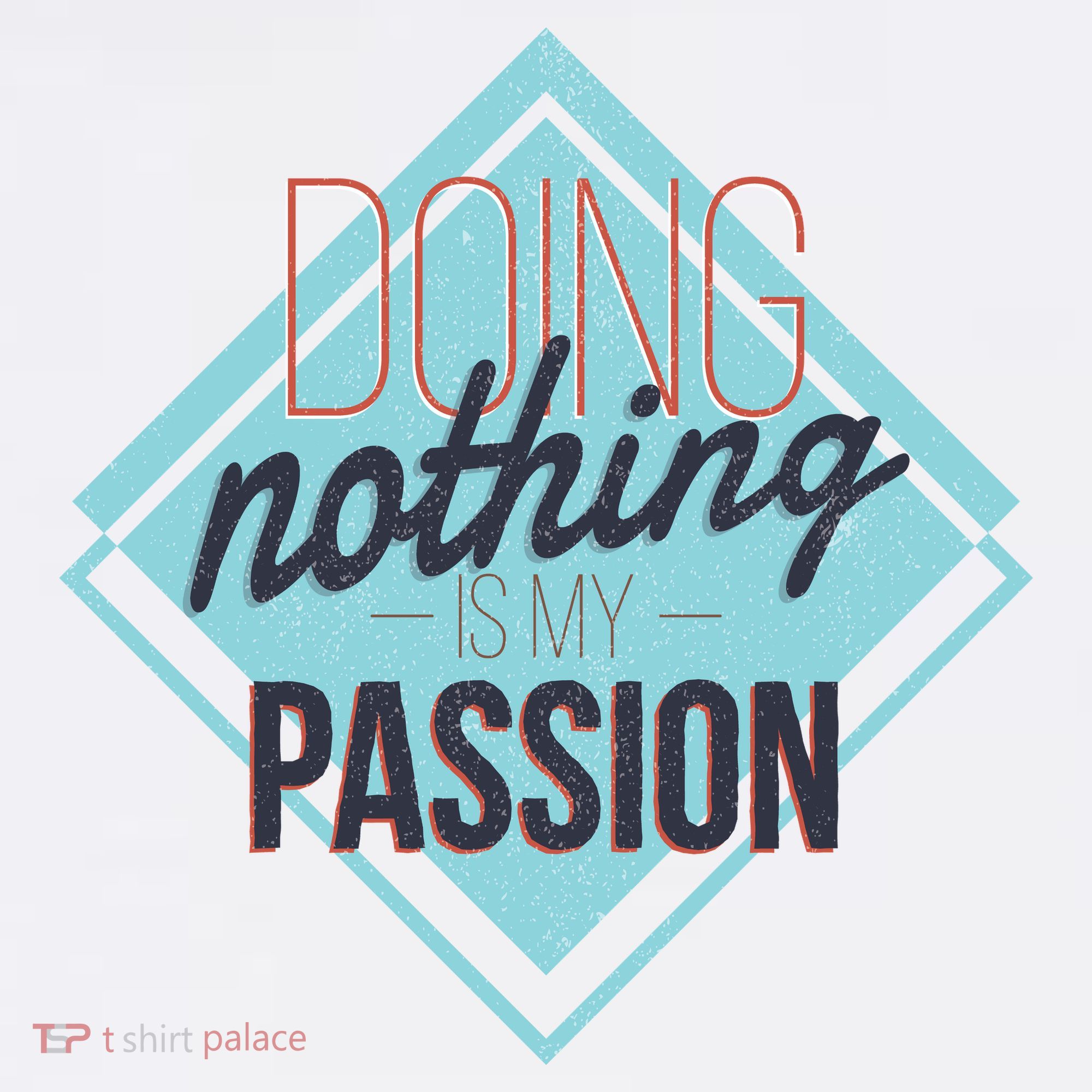 Doing Nothing Is My Passion Funny Golf Towel