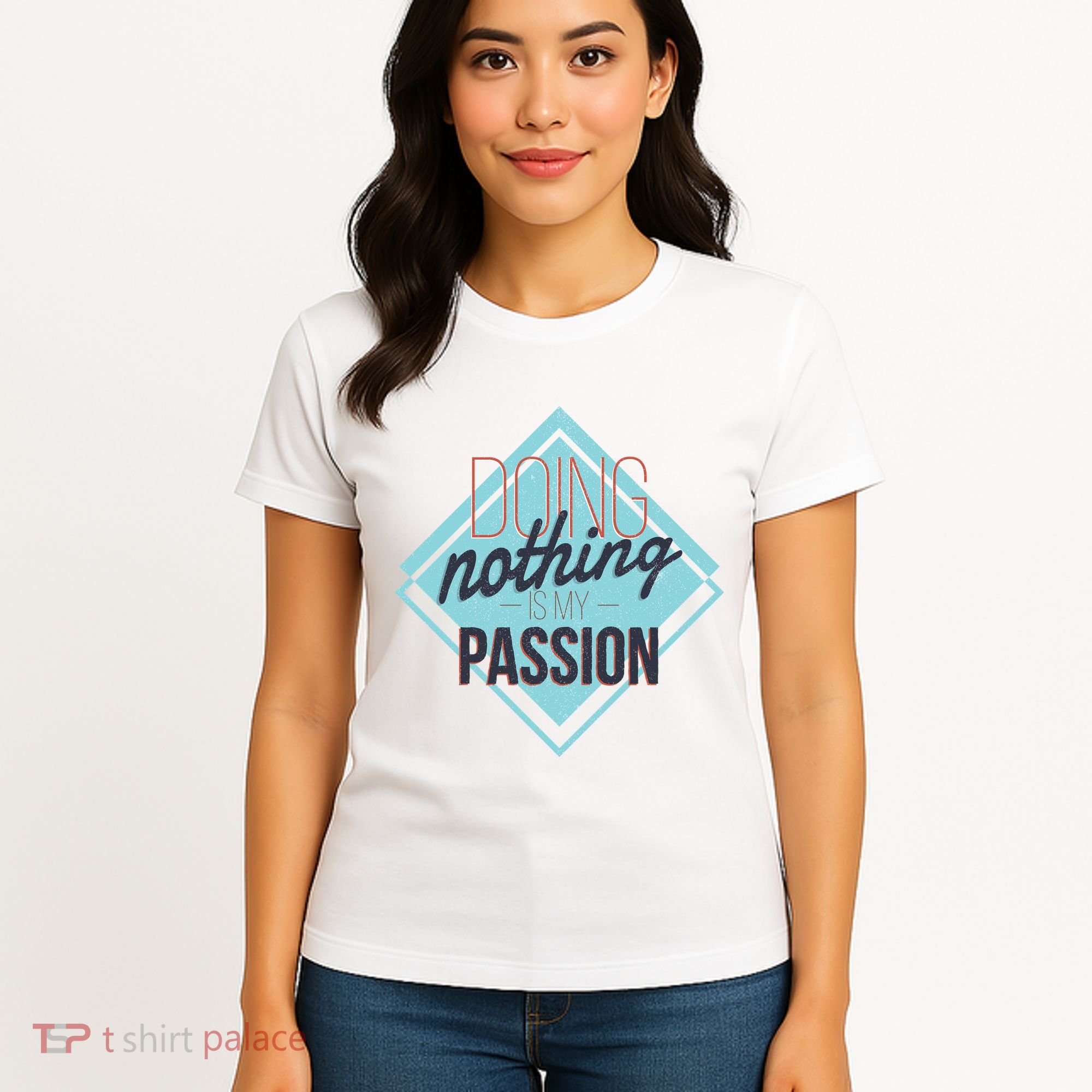 Doing Nothing Is My Passion Funny Women's T-Shirt