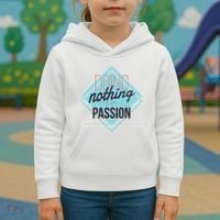 Doing Nothing Is My Passion Funny Kids Hoodie thumb 3