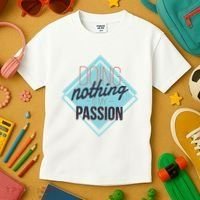 Doing Nothing Is My Passion Funny Kids T-Shirt thumb 3