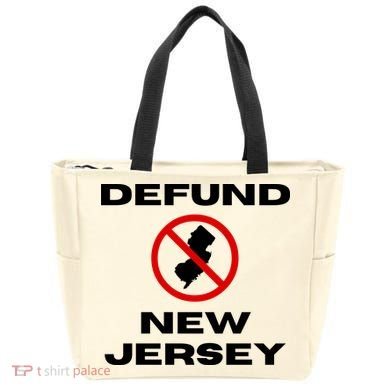Defund New Jersey Tote Bag