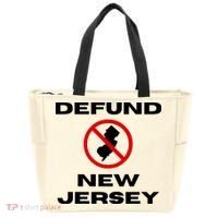 Defund New Jersey Tote Bag thumb 0