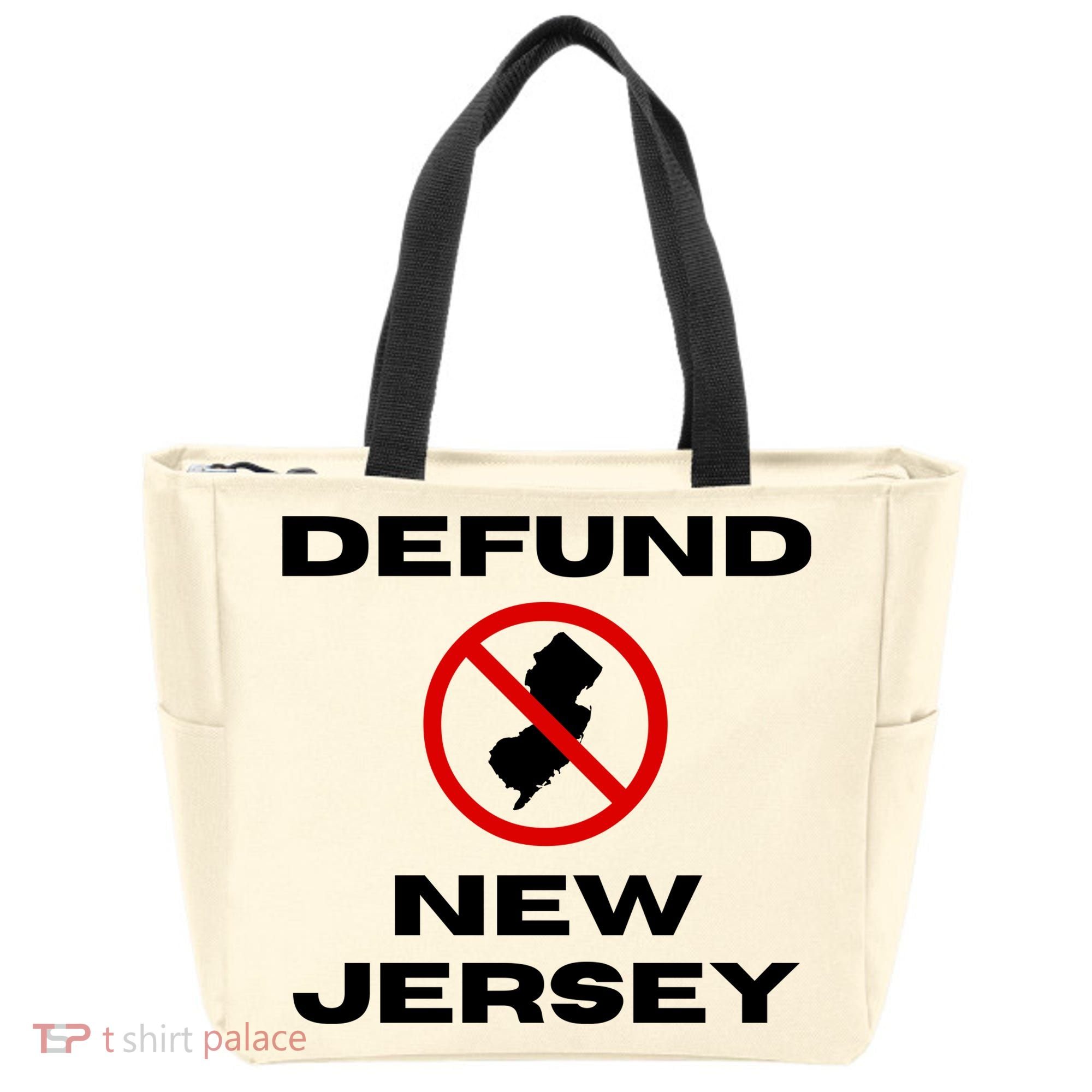 Defund New Jersey Tote Bag