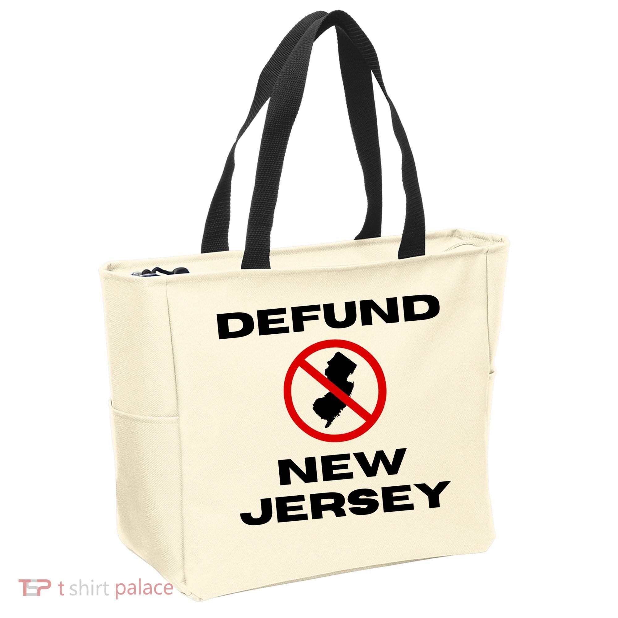 Defund New Jersey Tote Bag