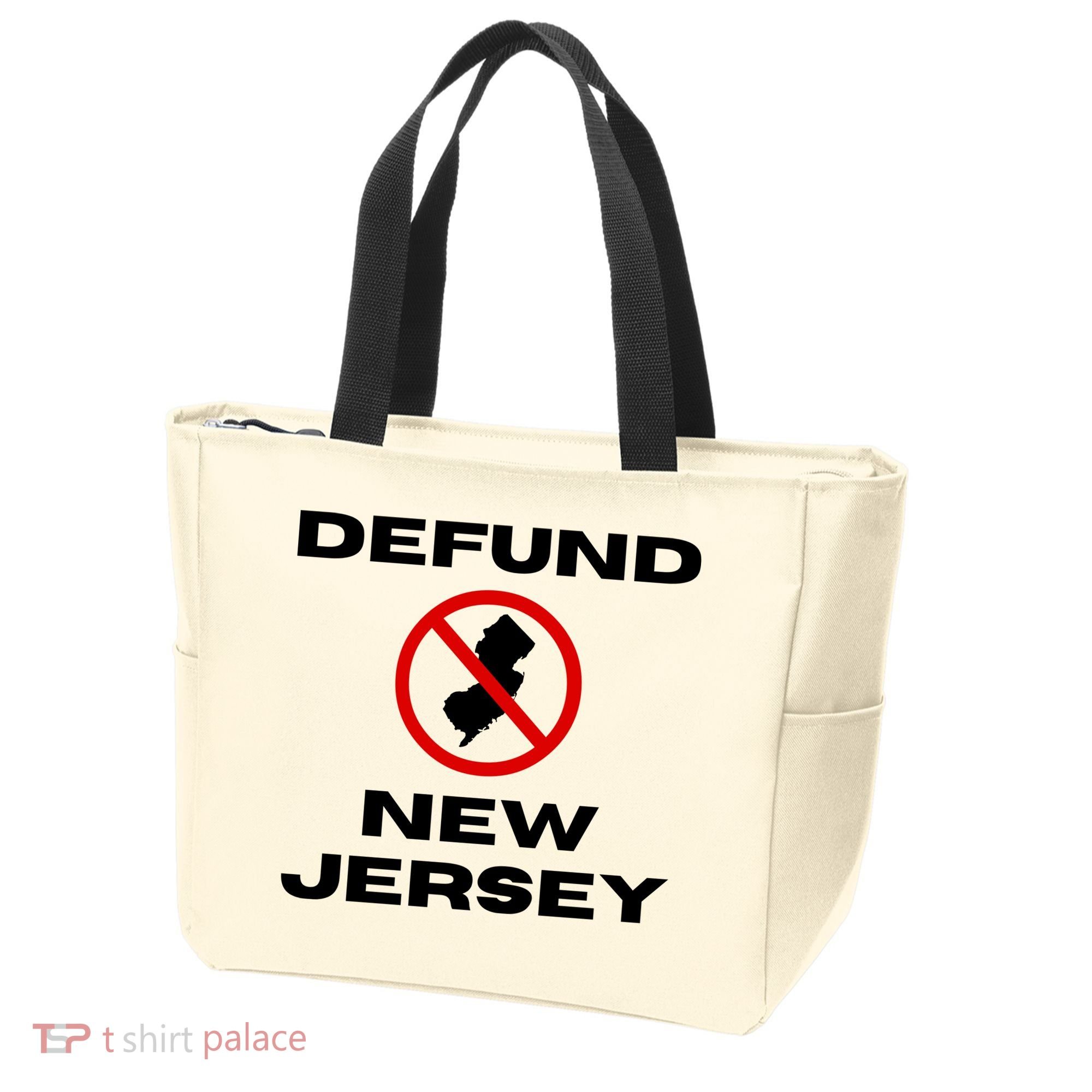 Defund New Jersey Tote Bag