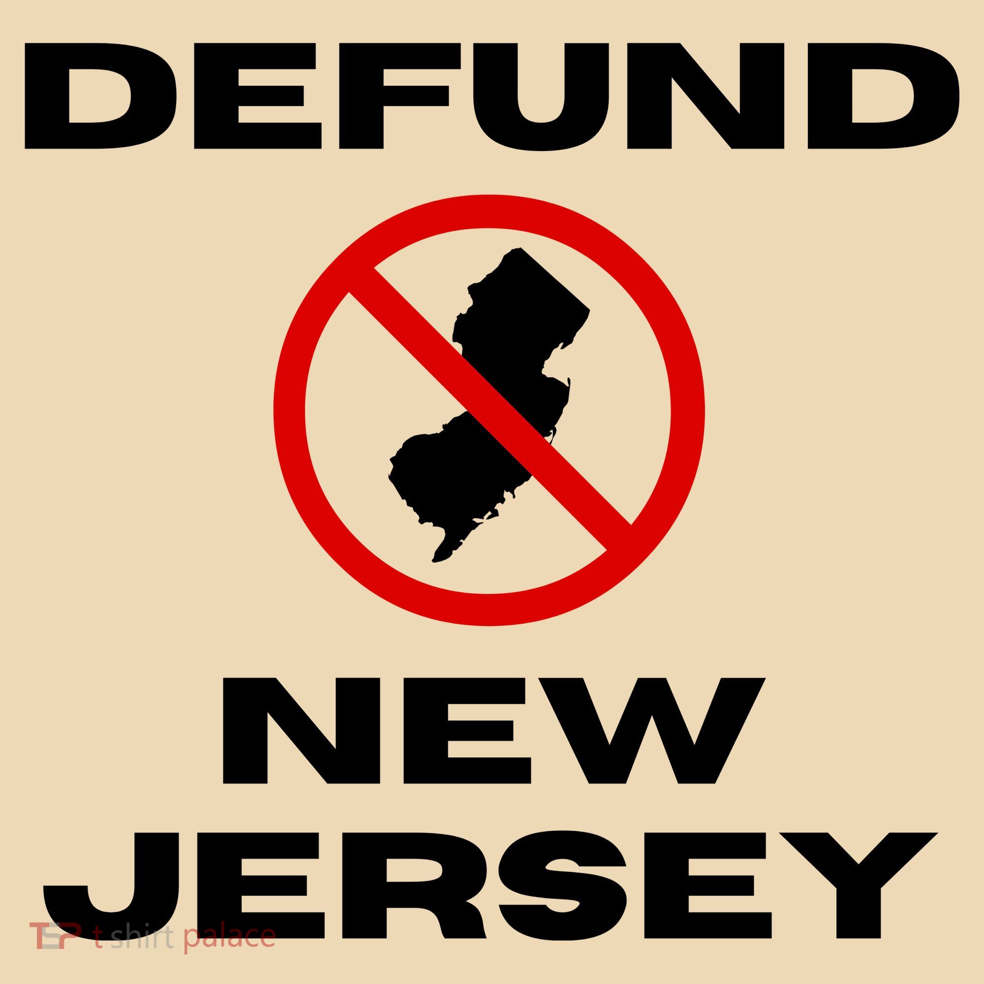 Defund New Jersey Tote Bag