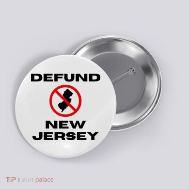 Defund New Jersey Button