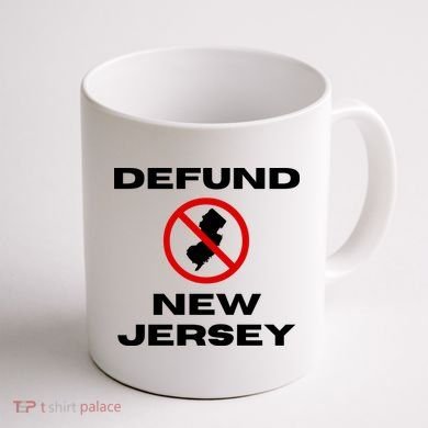 Defund New Jersey Coffee Mug back