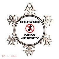 Defund New Jersey Ornament thumb 0