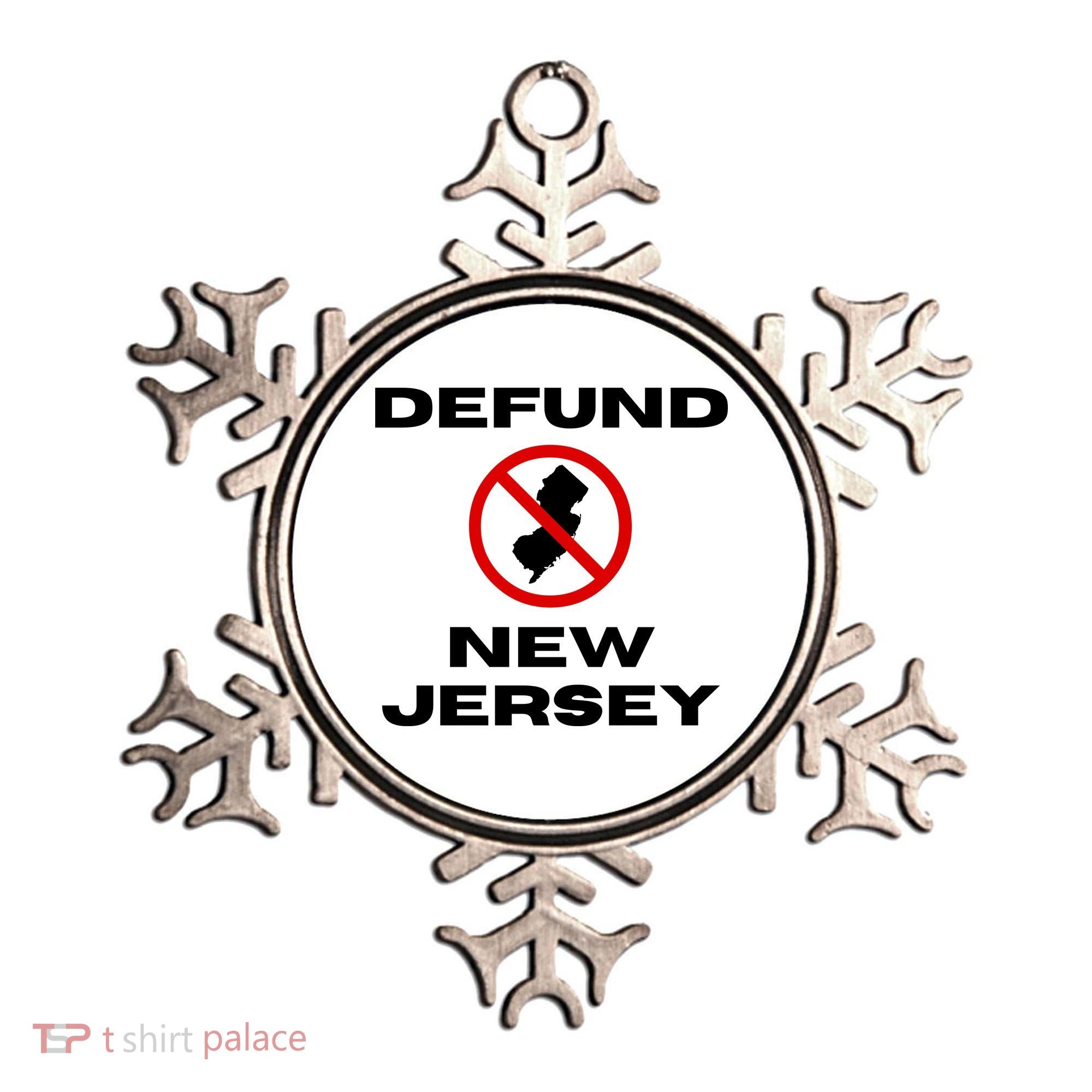 Defund New Jersey Ornament