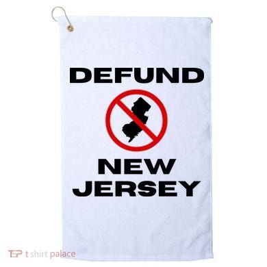 Defund New Jersey Golf Towel