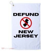Defund New Jersey Golf Towel thumb 0