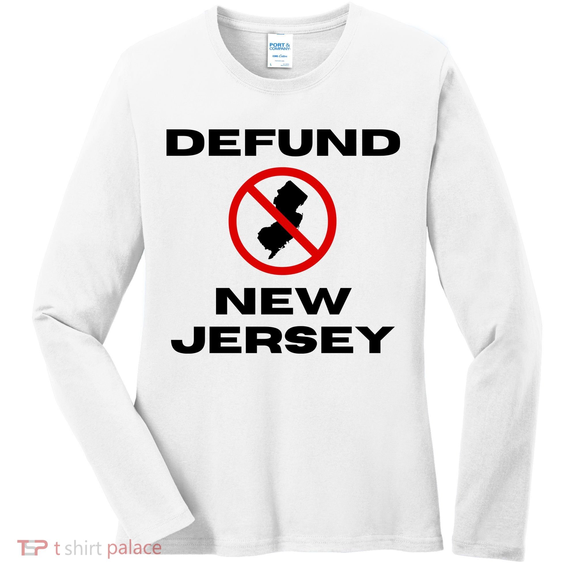 Defund New Jersey Women's Long Sleeve Shirt