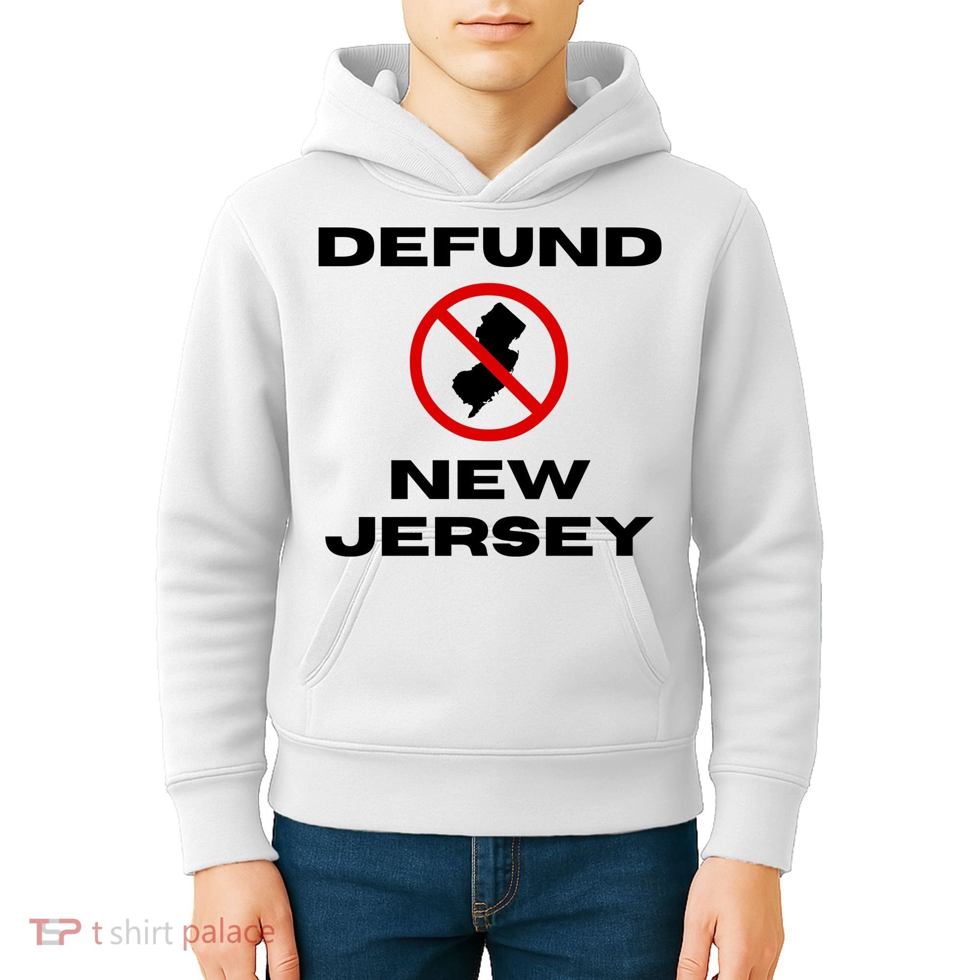 Defund New Jersey Kids Hoodie
