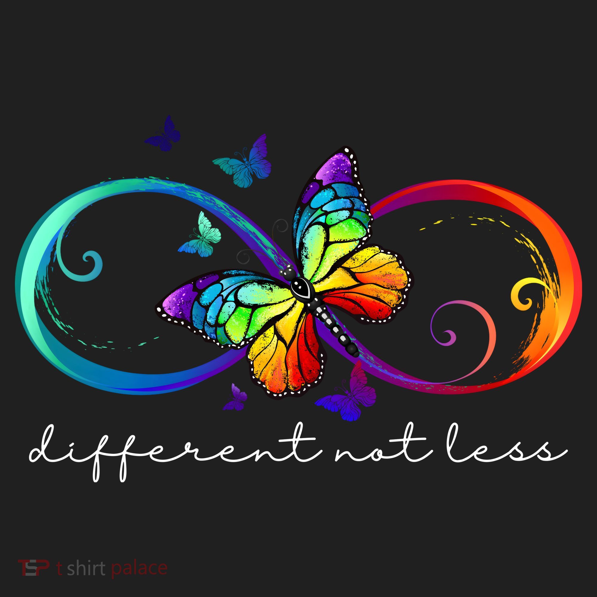 Different Not Less Autism Awareness Neurodiversity Butterfly Beanie
