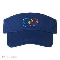 Different Not Less Autism Awareness Neurodiversity Butterfly Visor thumb 0