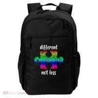Different Not Less Neurodiversity Puzzle Backpack thumb 0