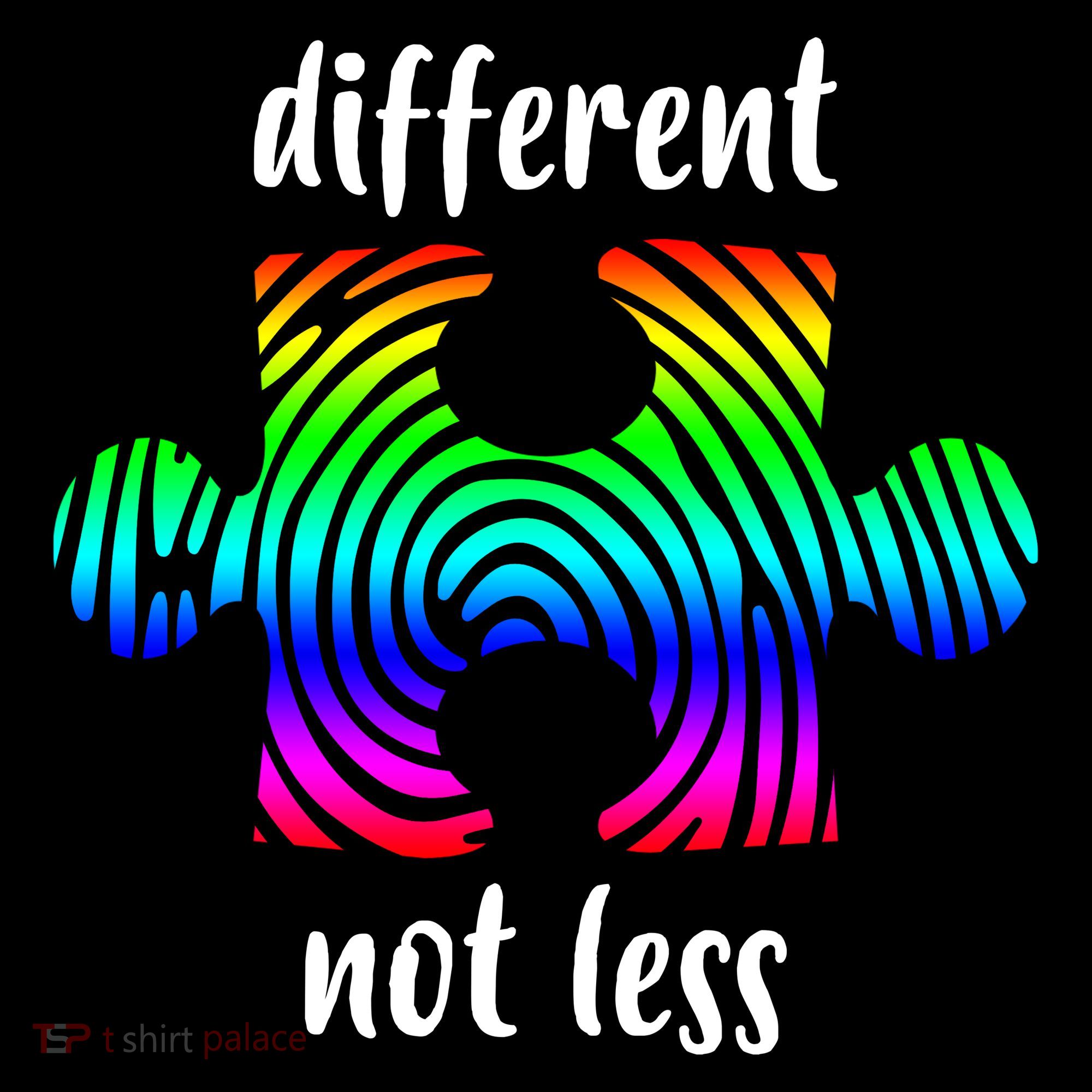 Different Not Less Neurodiversity Puzzle Backpack