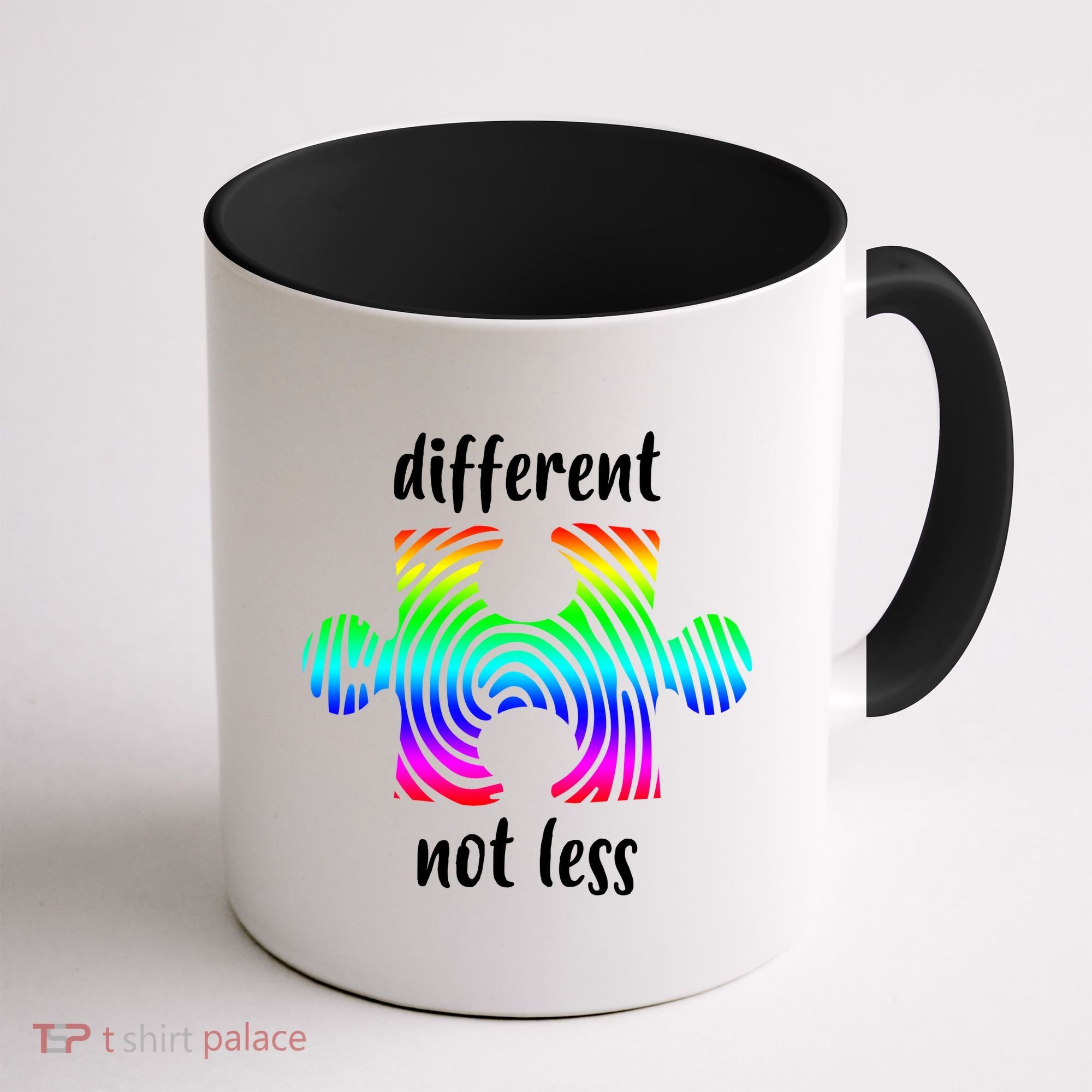 Different Not Less Neurodiversity Puzzle Coffee Mug