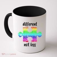 Different Not Less Neurodiversity Puzzle Coffee Mug thumb 0