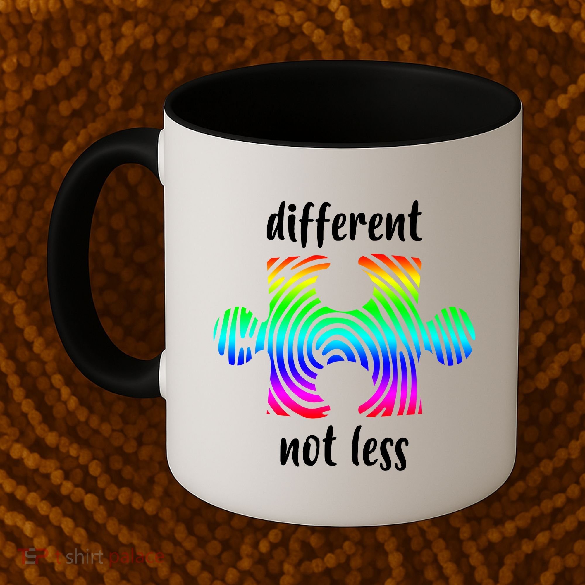 Different Not Less Neurodiversity Puzzle Coffee Mug
