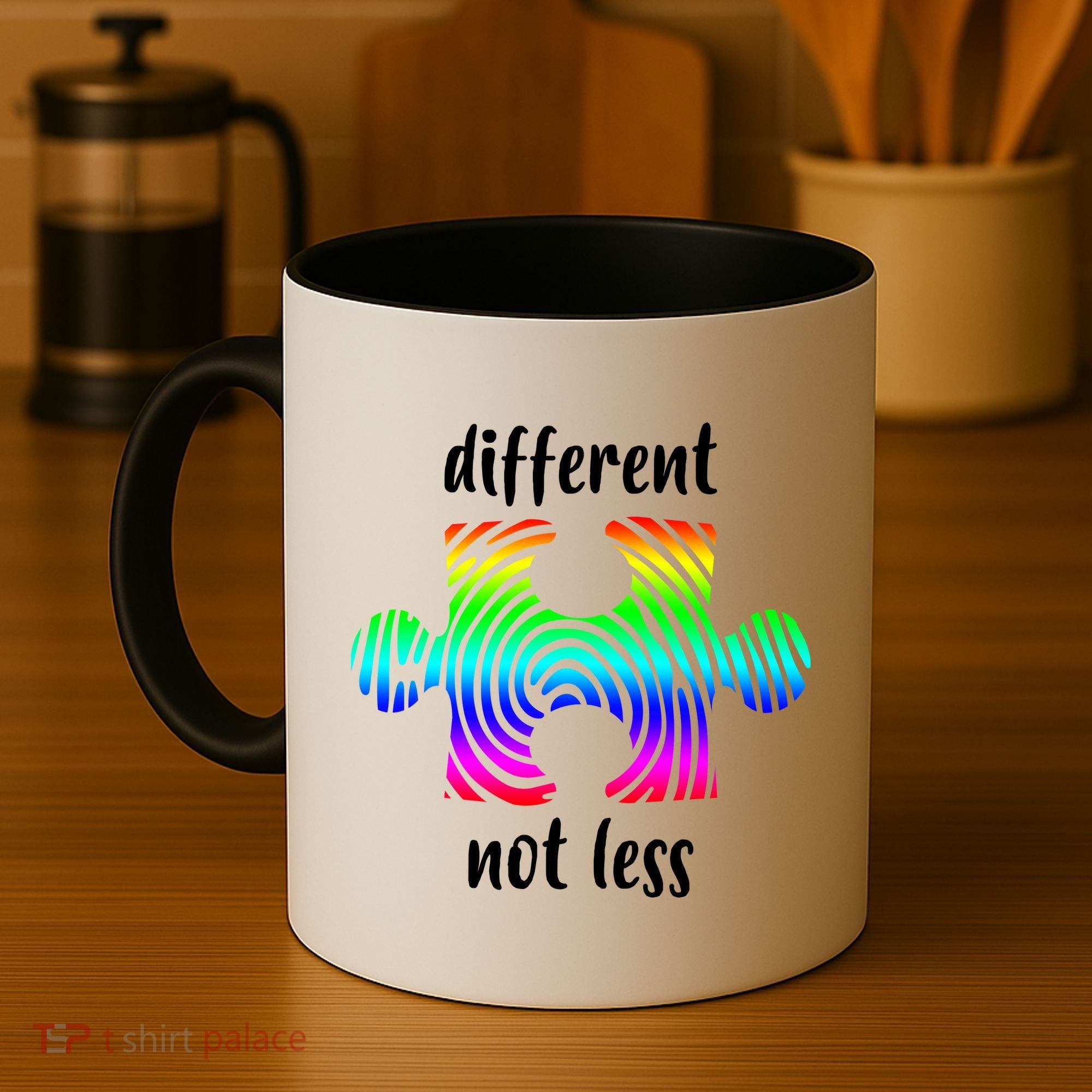 Different Not Less Neurodiversity Puzzle Coffee Mug
