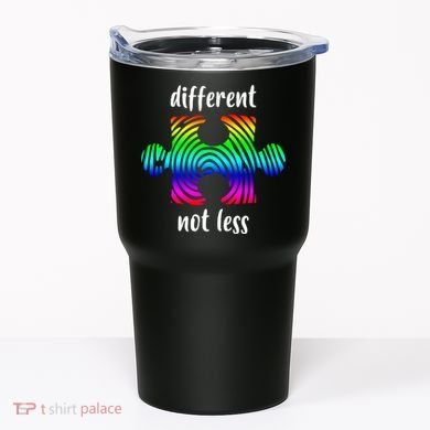 Different Not Less Neurodiversity Puzzle Tumbler