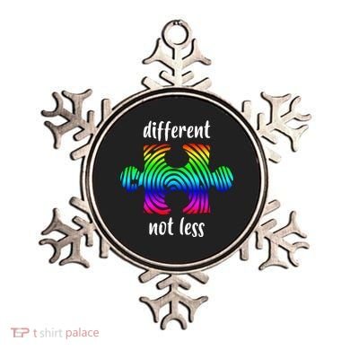 Different Not Less Neurodiversity Puzzle Ornament