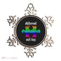 Different Not Less Neurodiversity Puzzle Ornament thumb 0