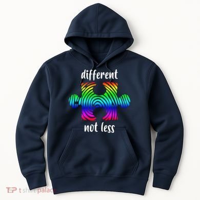 Different Not Less Neurodiversity Puzzle Hoodie