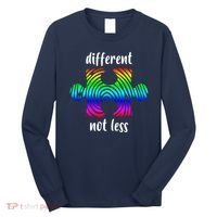 Different Not Less Neurodiversity Puzzle Long Sleeve Shirt thumb 0